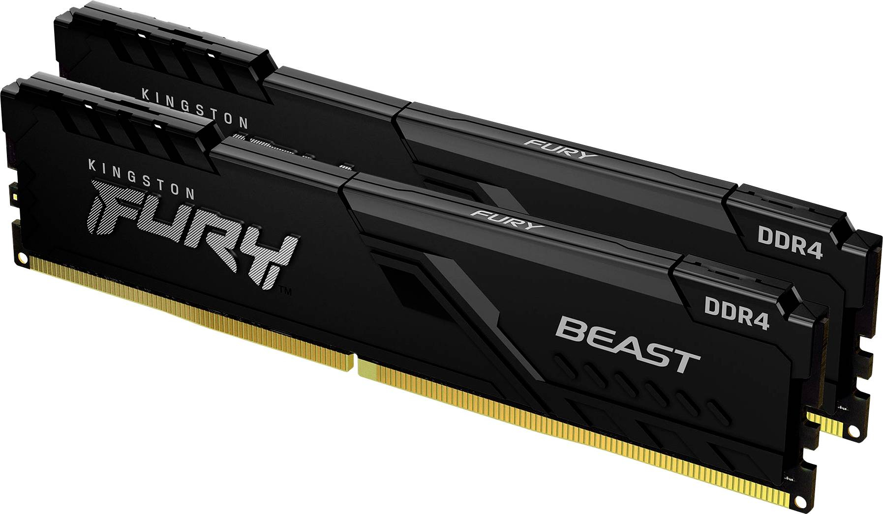 RAM memorija KINGSTON DRAM 64GB 3200MHz DDR4 CL16 DIMM (Kit of 2) FURY Beast crna EAN: 740617319804-5