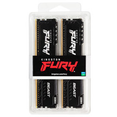 RAM memorija KINGSTON DRAM 64GB 3200MHz DDR4 CL16 DIMM (Kit of 2) FURY Beast crna EAN: 740617319804-15
