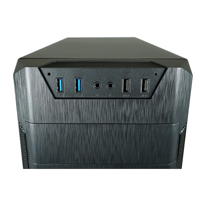 Kućište LC-POWER LC-7040B-ON (metal, plastika, 1x 5.25", 2x 3.5", 2x 2.5", 7 pci utora, 2x usb 3.0, 2x usb 2.0, hd audio, 4 ventilatora, atx, micro-atx, mini-itx)-16