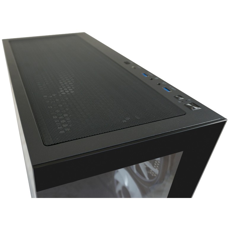 Gaming kućište LC-POWER Gaming 715B - Seamless_X, crno (ATX, 4x ARGB ventilatora, USB C 3.2 Gen 1, 2x USB 3.2 Gen 1, 7x PCI slots)-9