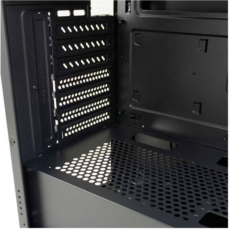 Gaming kućište LC-POWER Gaming 715B - Seamless_X, crno (ATX, 4x ARGB ventilatora, USB C 3.2 Gen 1, 2x USB 3.2 Gen 1, 7x PCI slots)-12
