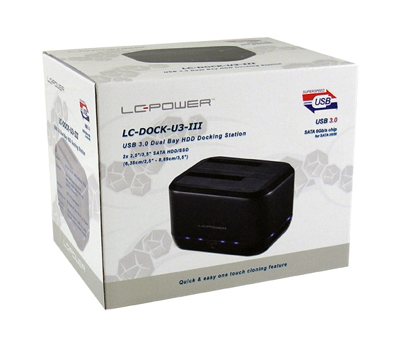 LC-Power dock za SSD/HDD, USB 3.0-0
