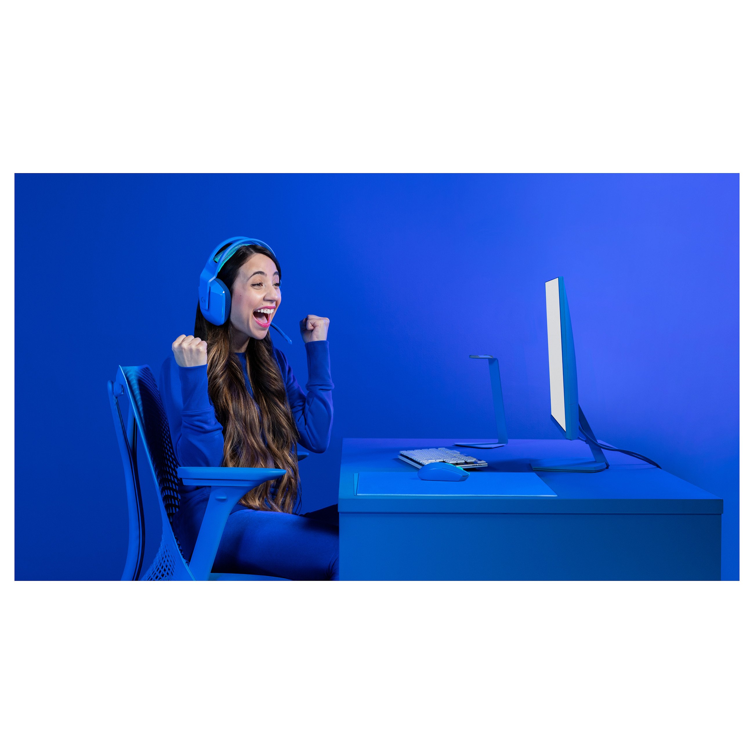Miš LOGITECH G305 LIGHTSPEED - BLUE - 2.4GHZ/BT - EER2 - G305-12