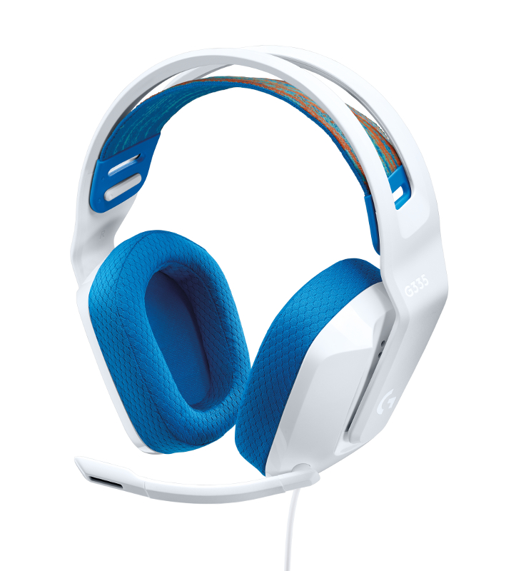 Gaming slušalice LOGITECH G335 s mikrofonom, bijele-0