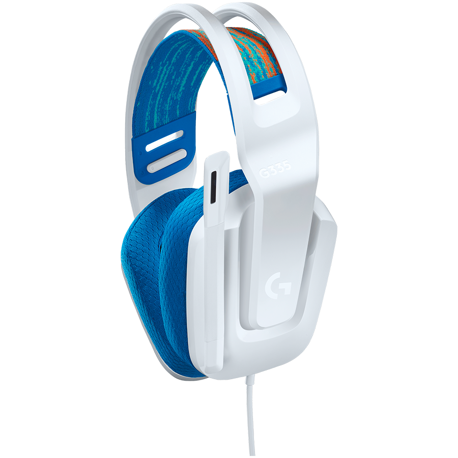 Gaming slušalice LOGITECH G335 s mikrofonom, bijele-2