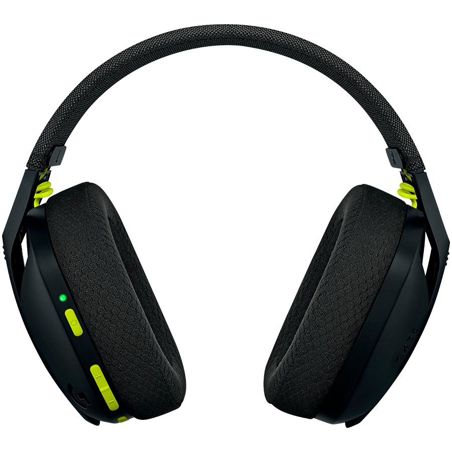 LOGITECH G435 LIGHTSPEED Wireless Gaming Headset - crna - 2.4GHZ - EMEA - 914-1