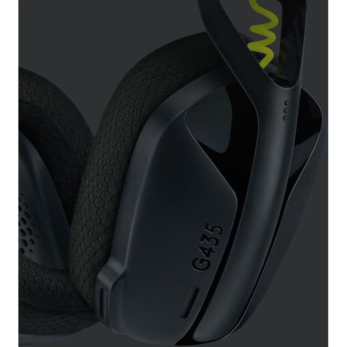 LOGITECH G435 LIGHTSPEED Wireless Gaming Headset - crna - 2.4GHZ - EMEA - 914-8