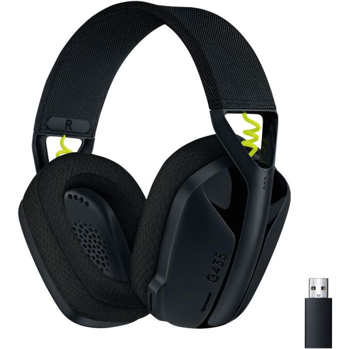 LOGITECH G435 LIGHTSPEED Wireless Gaming Headset - crna - 2.4GHZ - EMEA - 914-4