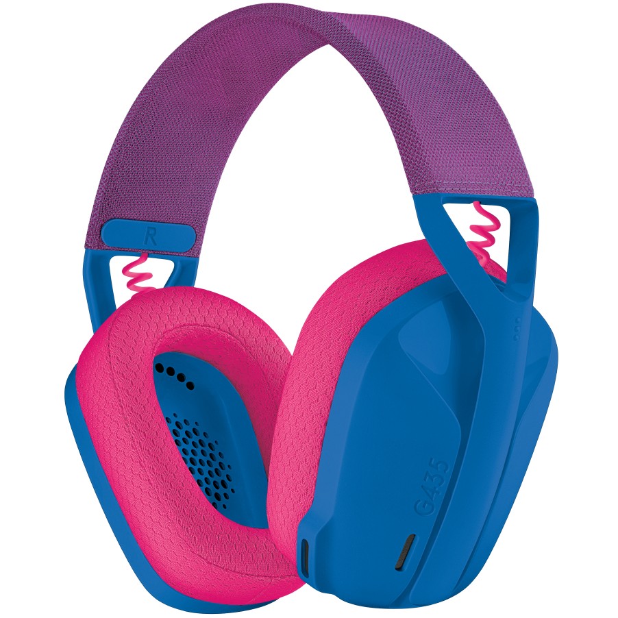Slušalice LOGITECH G435 LIGHTSPEED Wireless Gaming Headset - BLUE-6