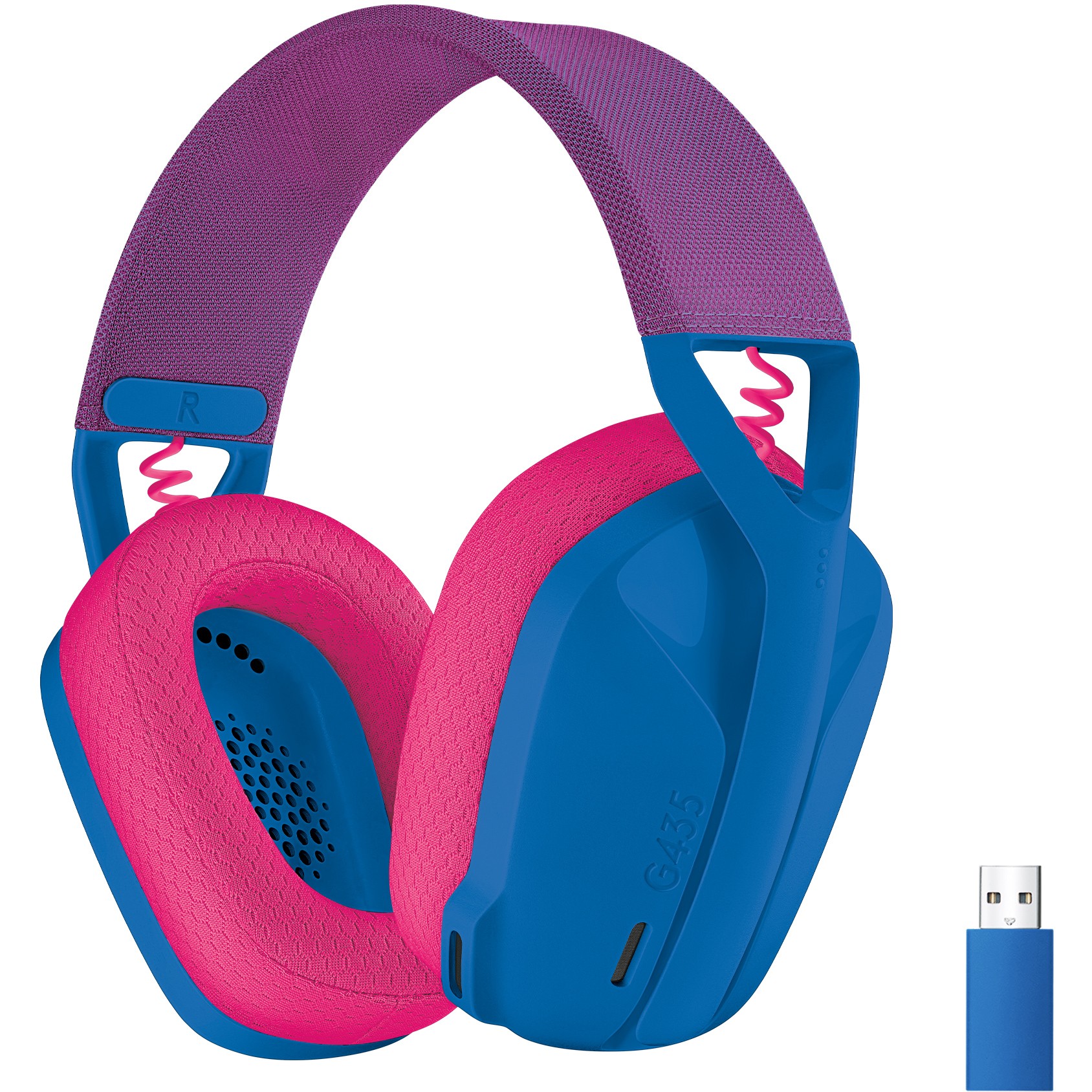 Slušalice LOGITECH G435 LIGHTSPEED Wireless Gaming Headset - BLUE-21