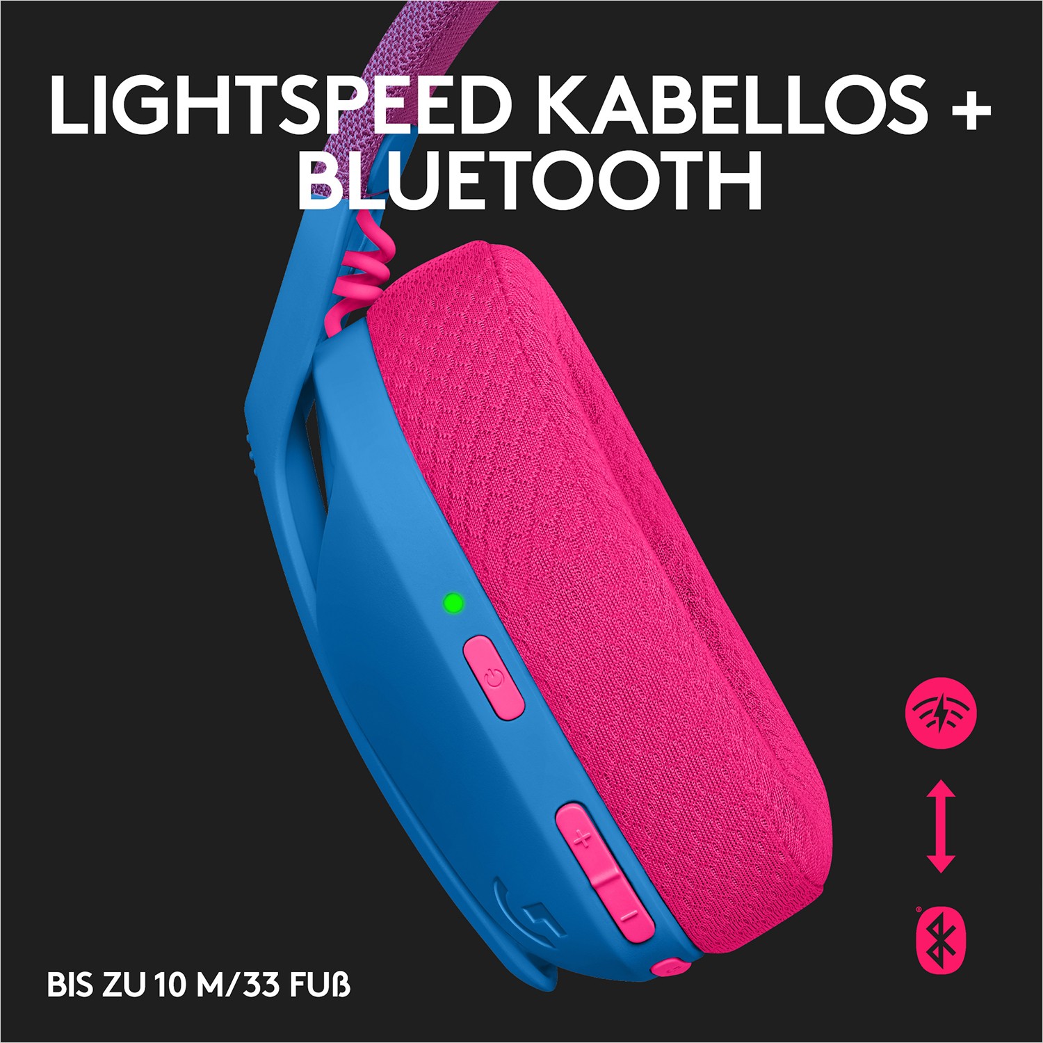 Slušalice LOGITECH G435 LIGHTSPEED Wireless Gaming Headset - BLUE-22
