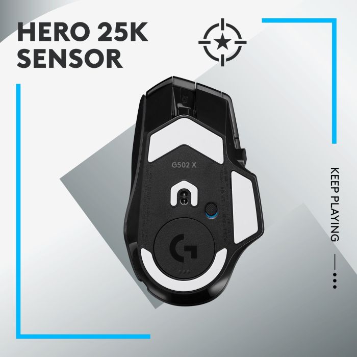 LOGITECH G502 X LIGHTSPEED - crna/CORE - 2.4GHZ - EER2 - #933-9