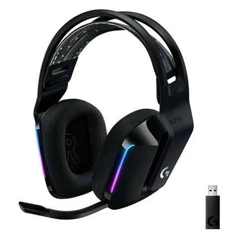 Slušalice LOGITECH G733 LIGHTSPEED RGB Gaming crne (bežične)-4