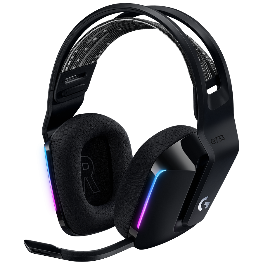 Slušalice LOGITECH G733 LIGHTSPEED RGB Gaming crne (bežične)-0