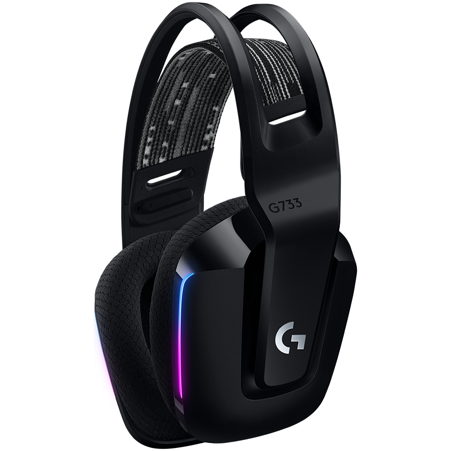 Slušalice LOGITECH G733 LIGHTSPEED RGB Gaming crne (bežične)-1