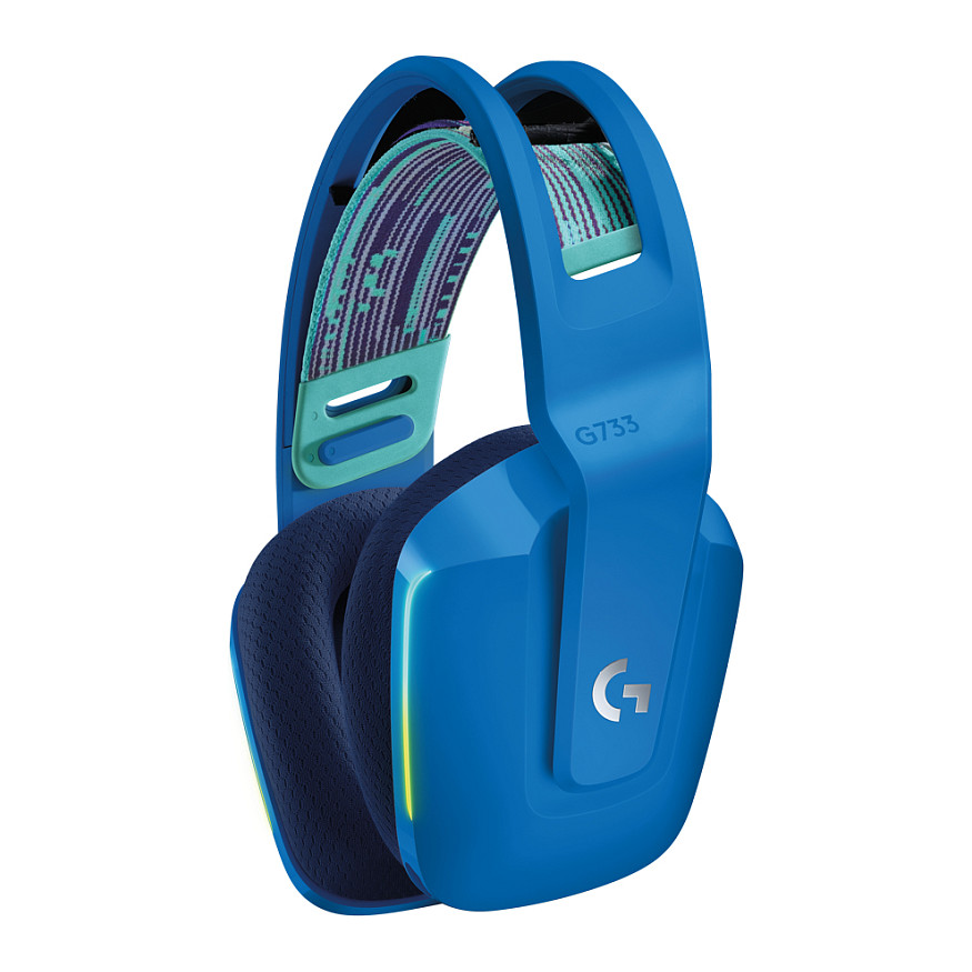Slušalice s mikrofonom LOGITECH G733 LIGHTSPEED RGB Gaming plave (bežične)-5