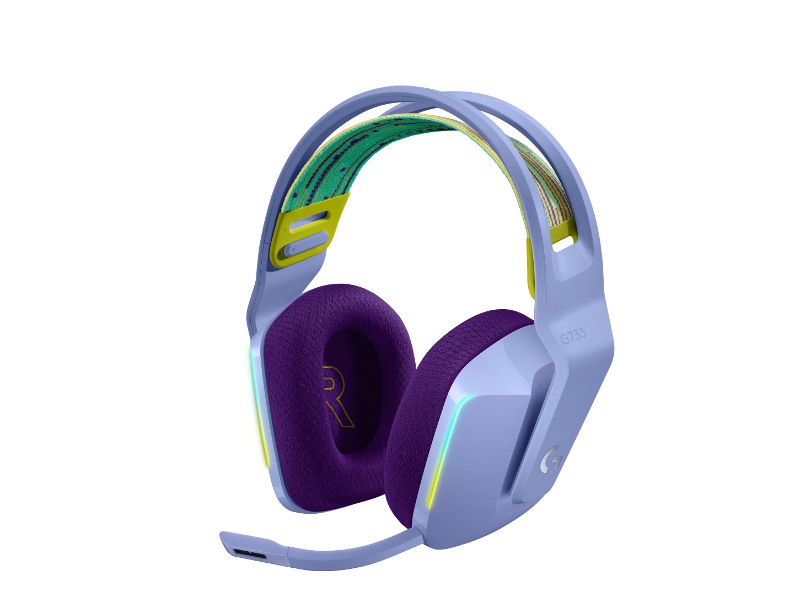 LOGITECH G733 LIGHTSPEED Headset - LILAC - 2.4GHZ - EMEA-2