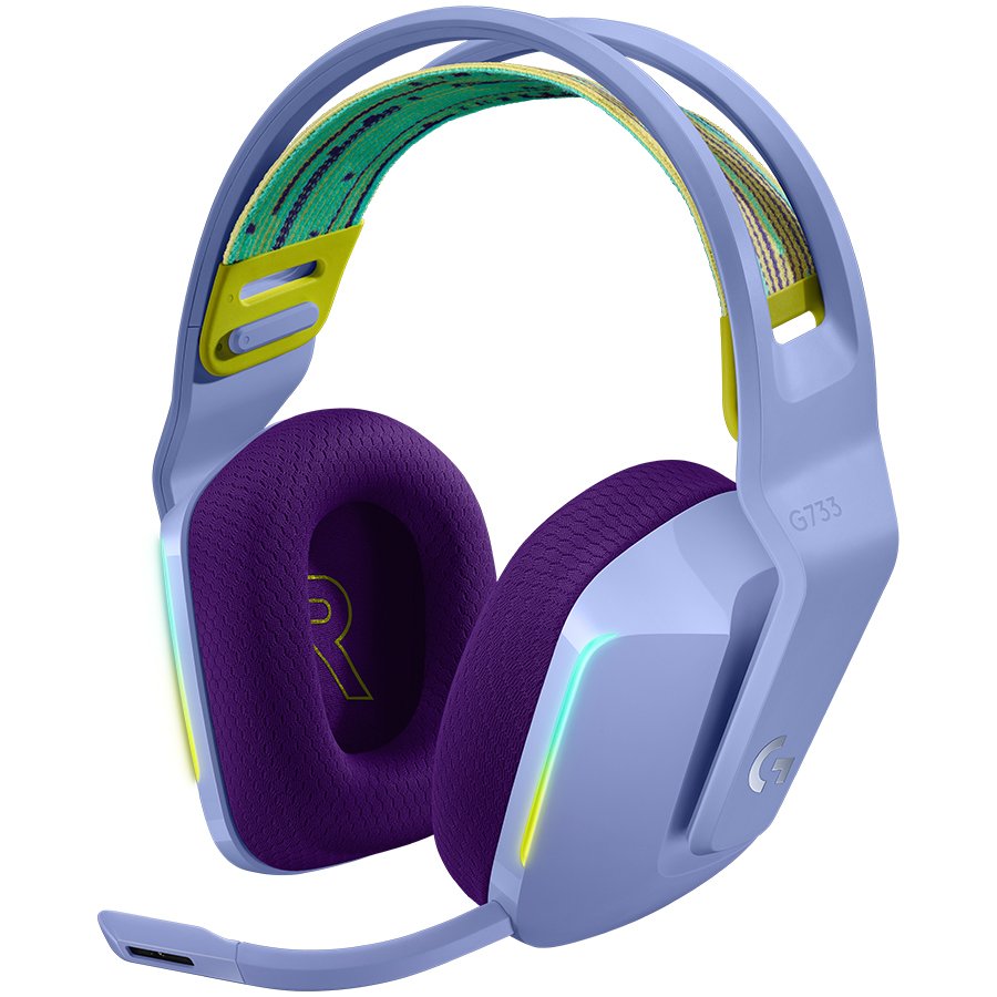 LOGITECH G733 LIGHTSPEED Headset - LILAC - 2.4GHZ - EMEA-0