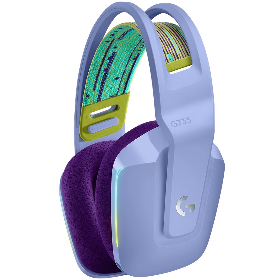 LOGITECH G733 LIGHTSPEED Headset - LILAC - 2.4GHZ - EMEA-1