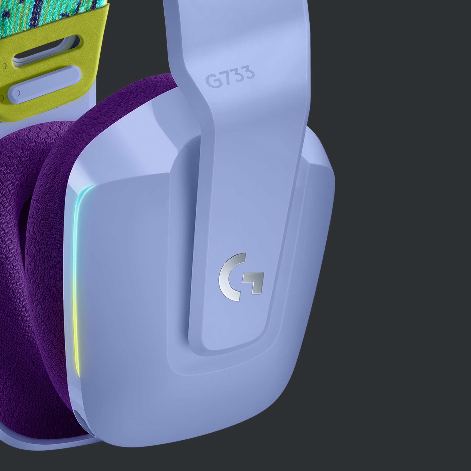 LOGITECH G733 LIGHTSPEED Headset - LILAC - 2.4GHZ - EMEA-14