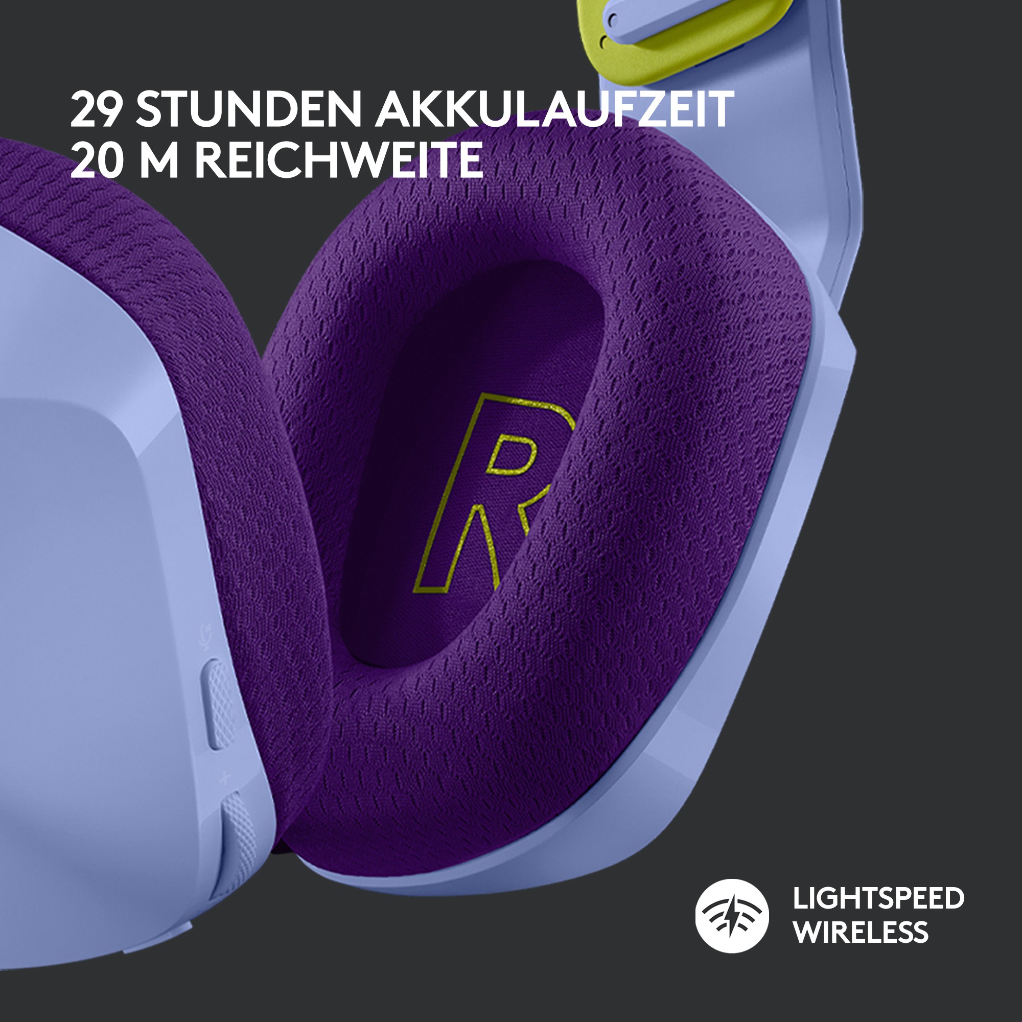 LOGITECH G733 LIGHTSPEED Headset - LILAC - 2.4GHZ - EMEA-18