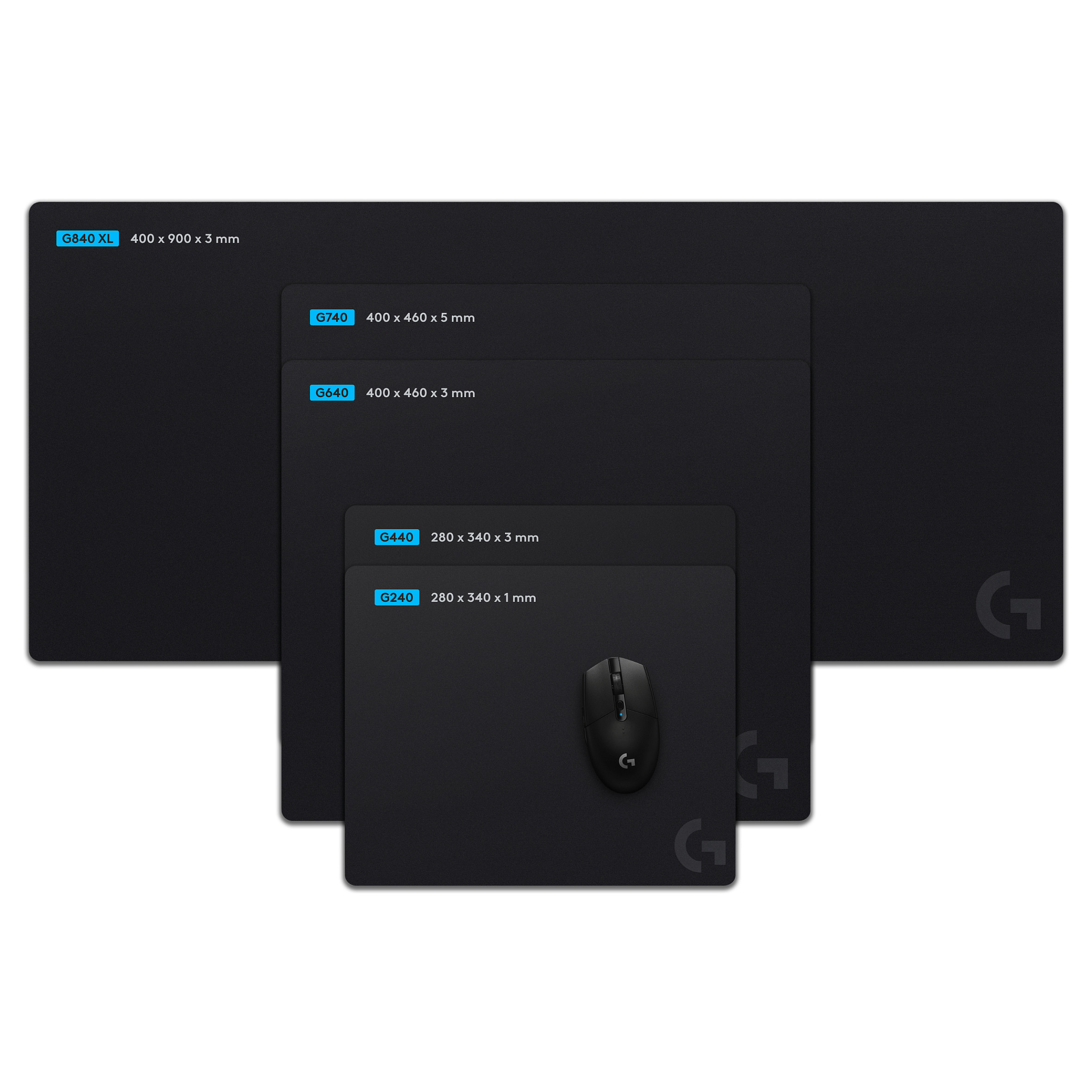 Logitech G740 podloga za miš, 5 mm-6