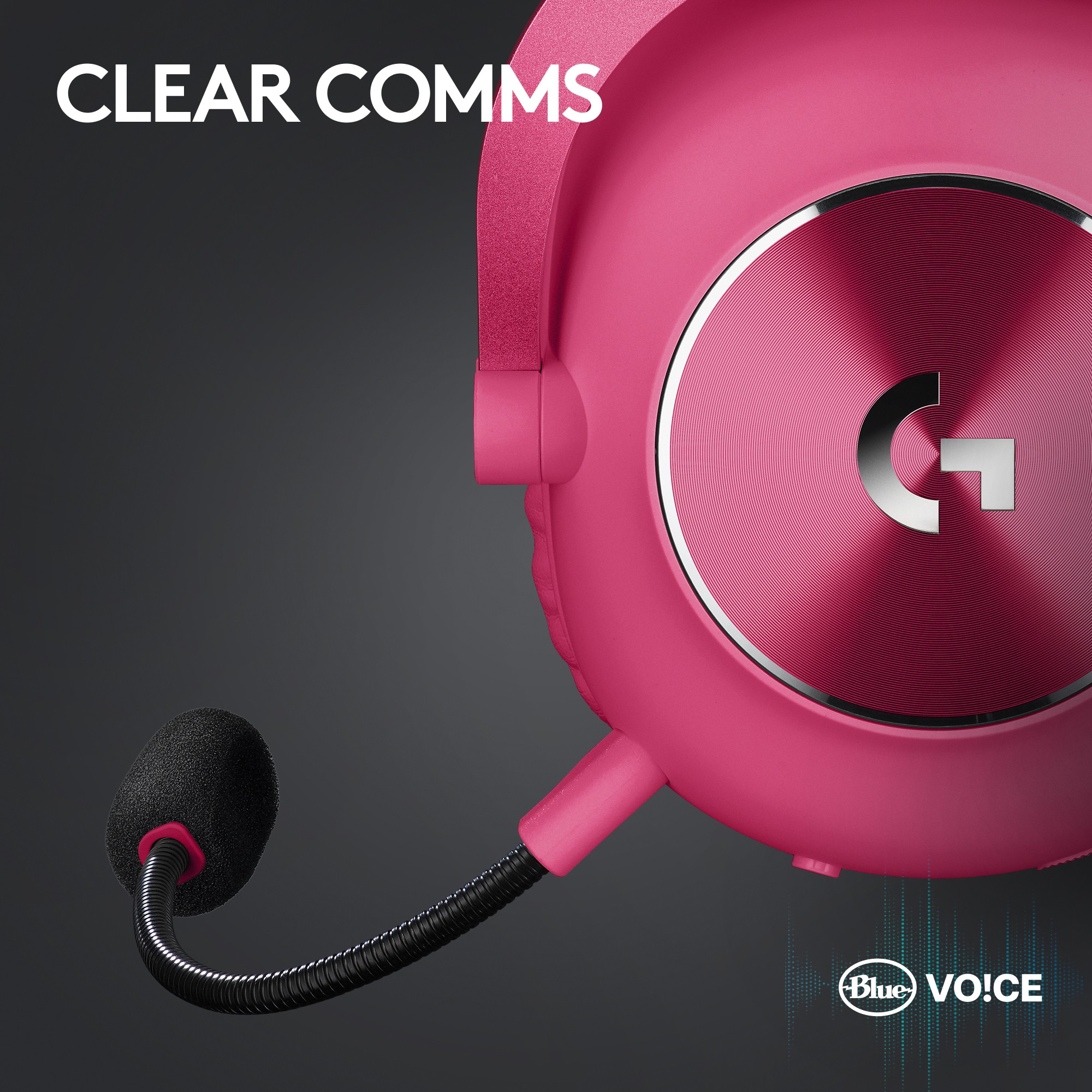 Slušalice LOGITECH G PRO X2 LIGHTSPEED Gaming Headset Over-Ear Magenta (bežične i žične)-9