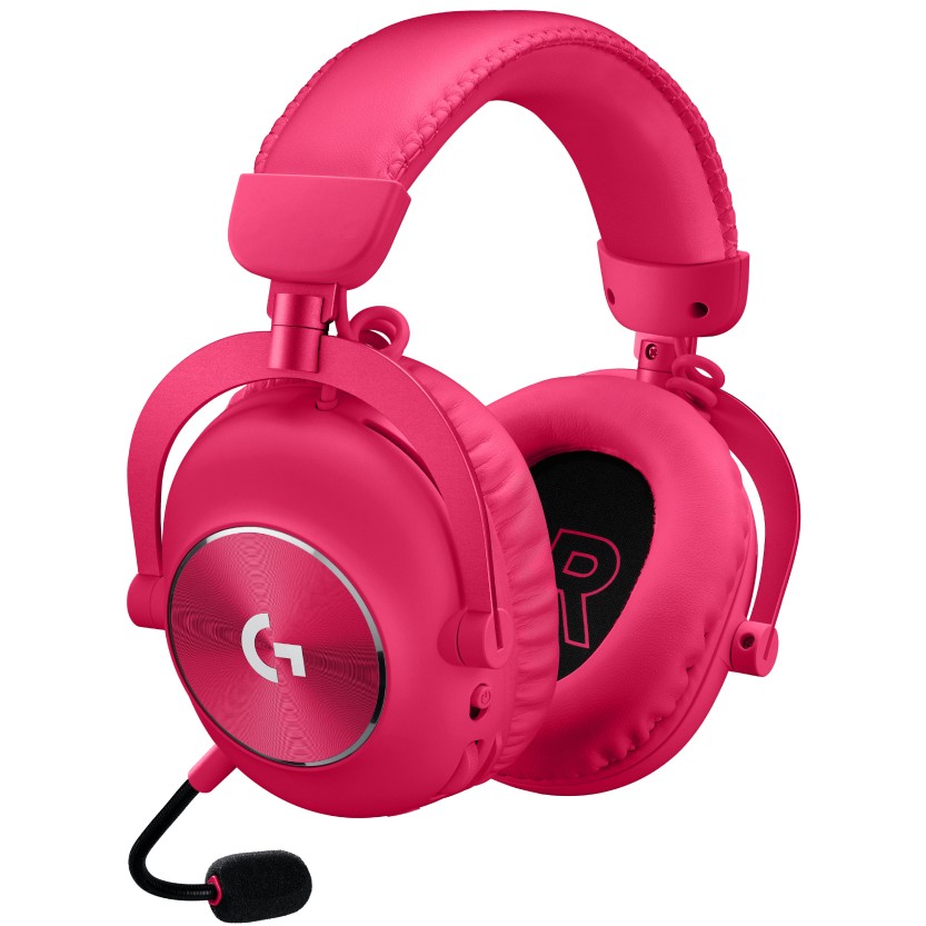 Slušalice LOGITECH G PRO X2 LIGHTSPEED Gaming Headset Over-Ear Magenta (bežične i žične)-13