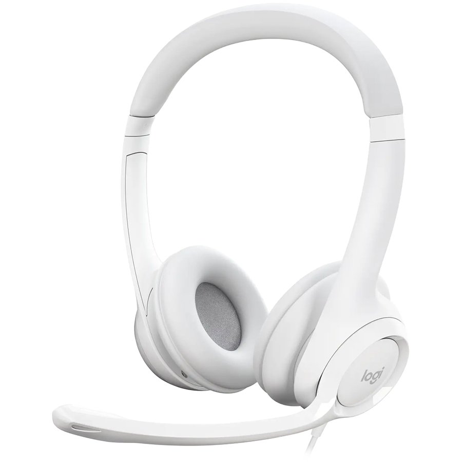 LOGITECH H390 Corded Headset - OFFWHITE - USB-0