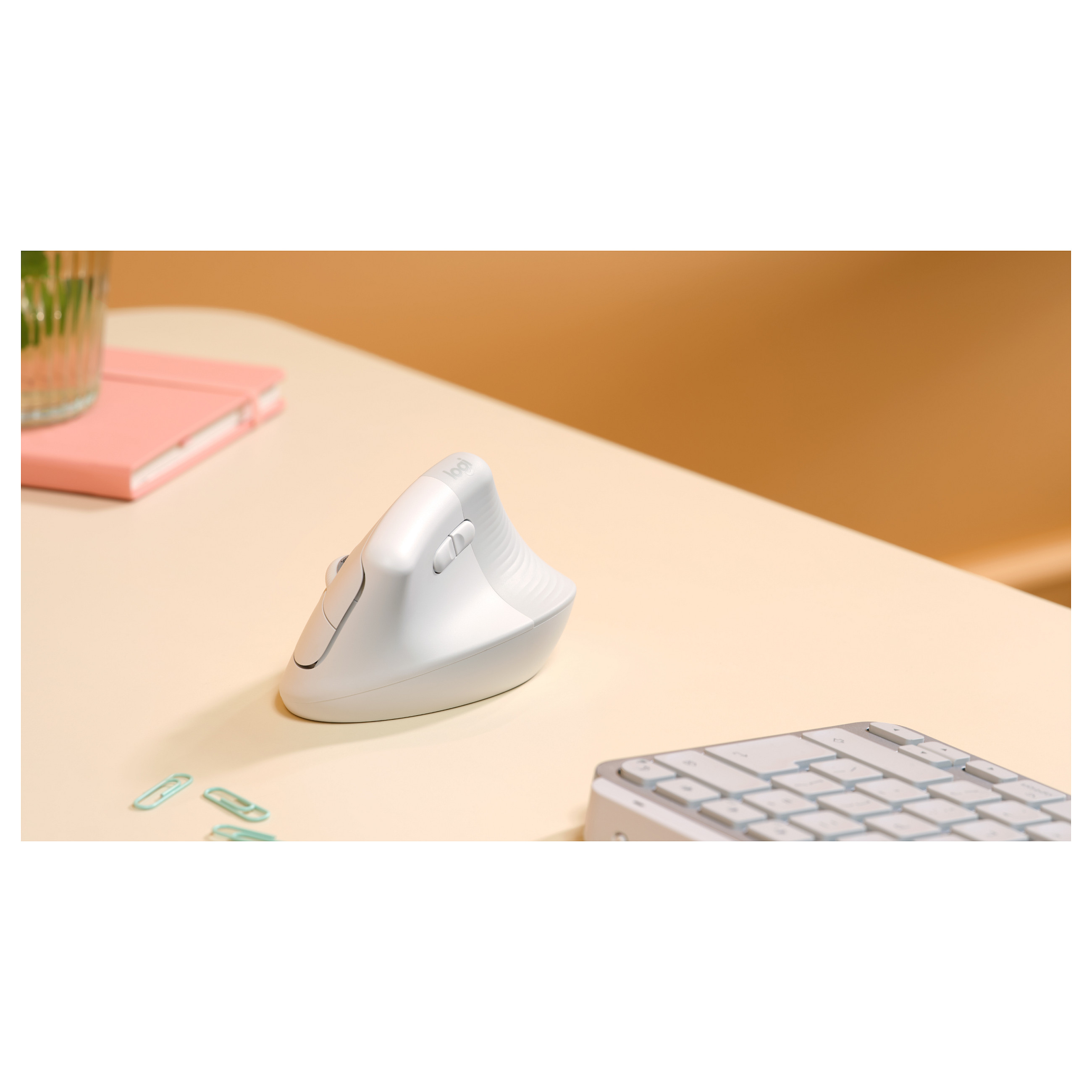 Miš LOGITECH Lift Vertical Ergonomic Mouse bijela/svijetlo siva boja-10