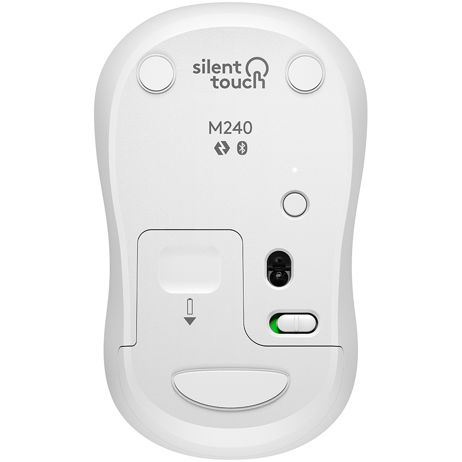 Miš LOGITECH M240 (Bluetooth, Bijeli, Tihi)-6