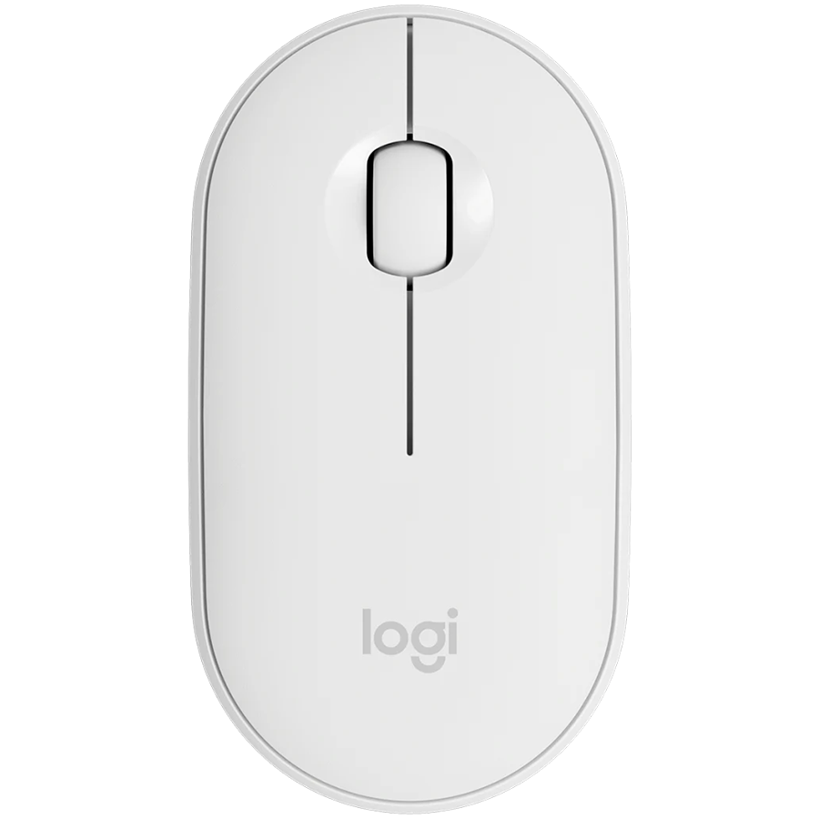 Miš LOGITECH M350S Pebble 2 Bluetooth - TONAL WHITE - DONGLELESS