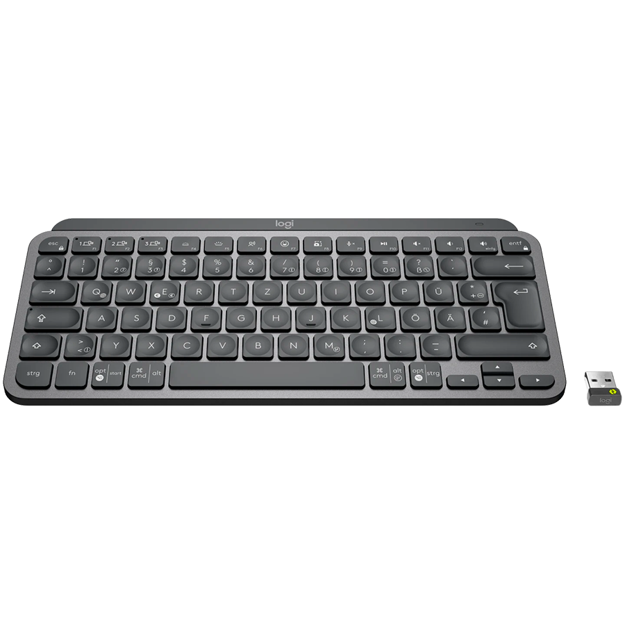 Tipkovnica LOGITECH MX Keys Mini (bežična, Bluetooth, pozadinsko osvjetljenje, non-HR tipkovnica, grafitno siva boja)-1