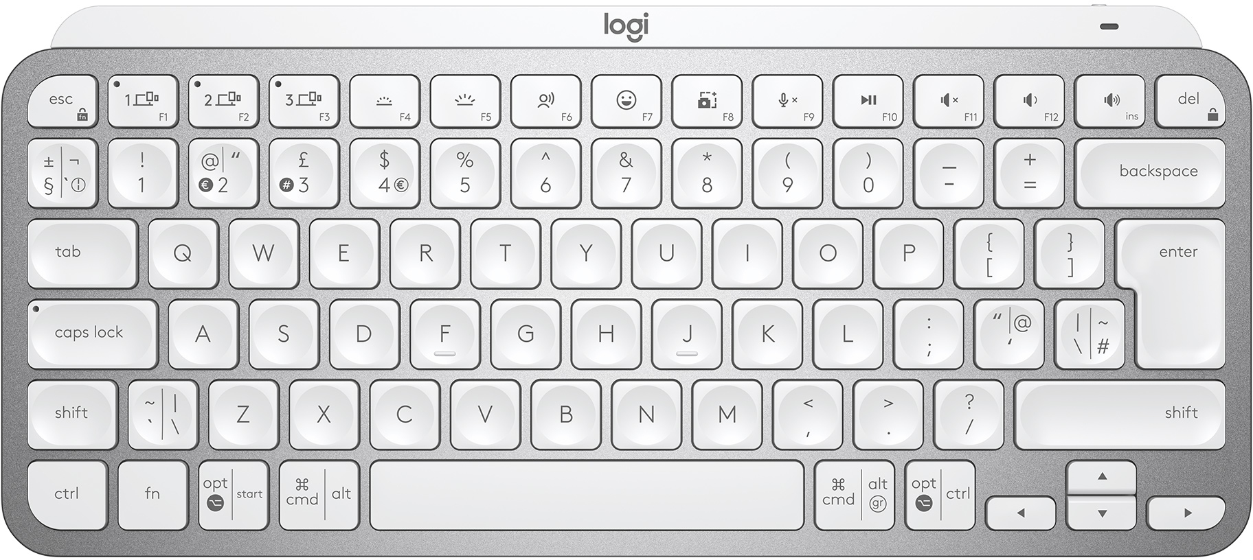 Tipkovnica LOGITECH MX Keys Mini (bijela, SLO gosp.)-8