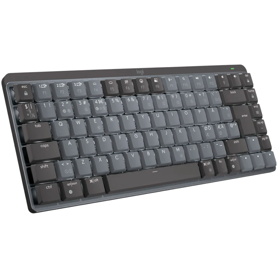 Bežična tipkovnica LOGITECH MX Mechanical Mini Minimalist Illuminated - GRAFIT - US INTL - 2.4GHZ/BT - EMEA - CLICKY-1
