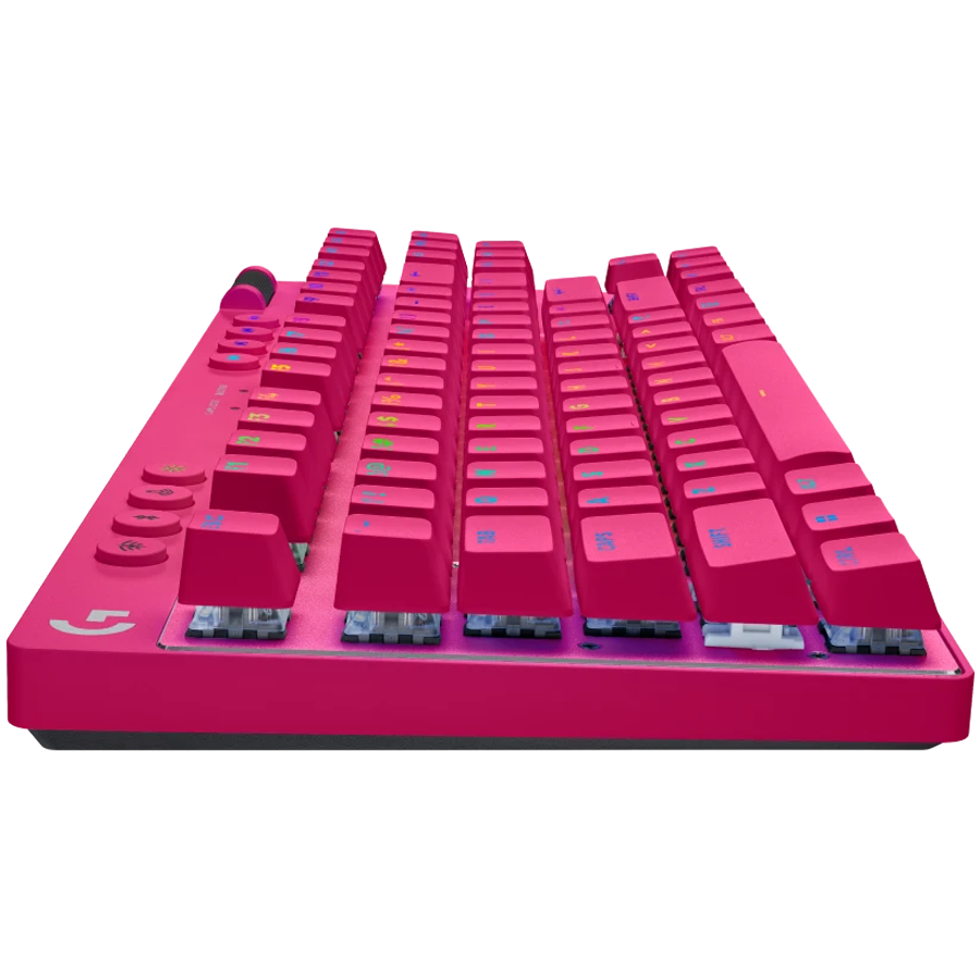 Mehanička gaming tipkovnica LOGITECH G PRO X TKL LIGHTSPEED - MAGENTA - US INTl - TACTILE – internacionalna non HR tipkovnica-2
