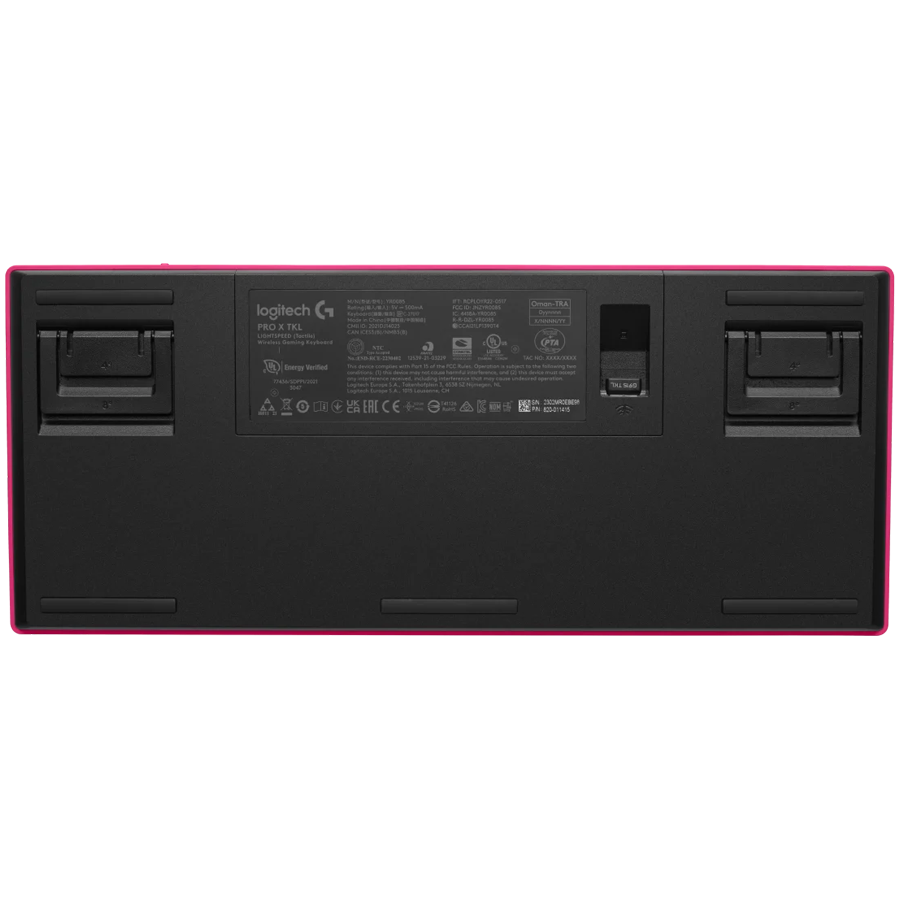 Mehanička gaming tipkovnica LOGITECH G PRO X TKL LIGHTSPEED - MAGENTA - US INTl - TACTILE – internacionalna non HR tipkovnica-3