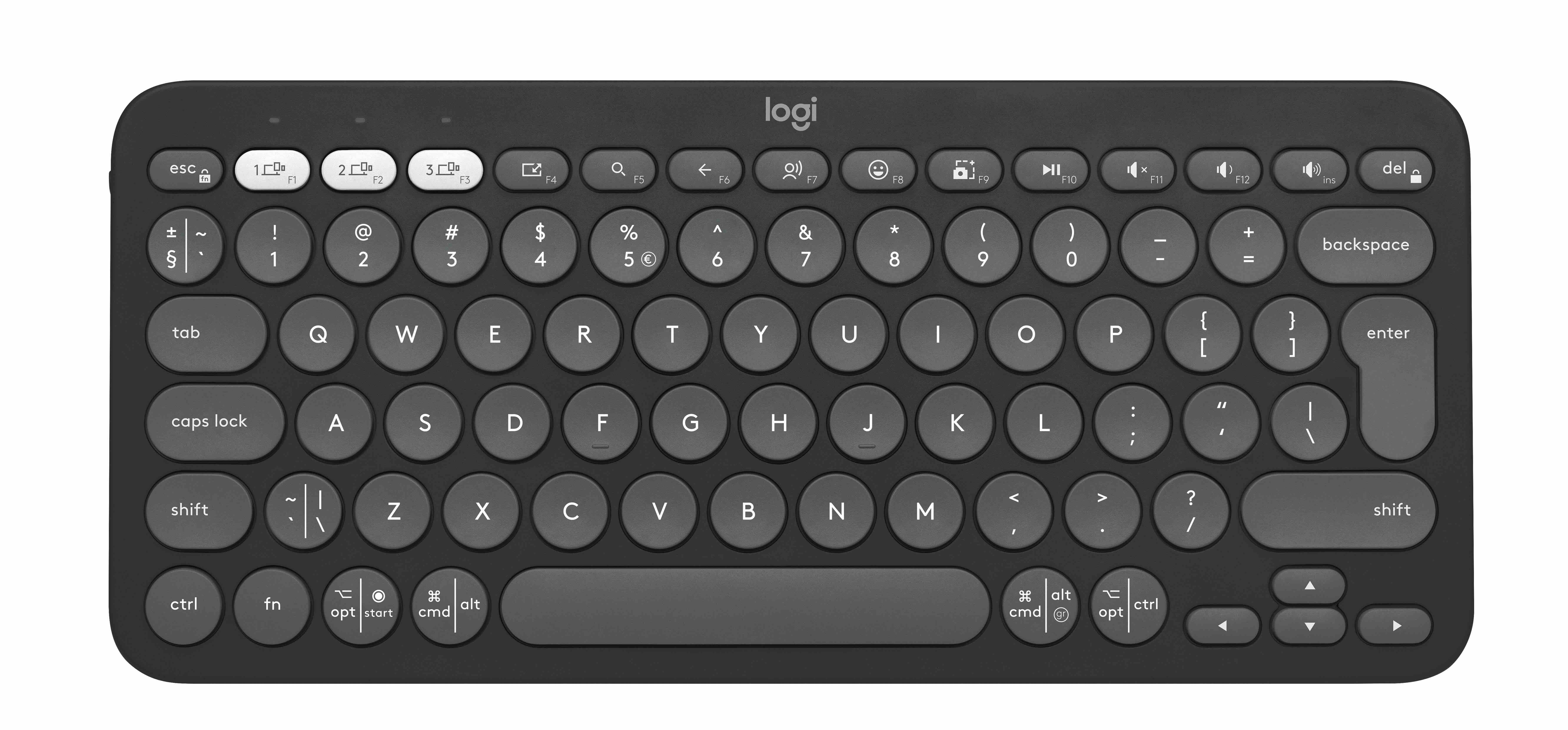 Bluetooth tipkovnica LOGITECH K380S Multi-Device - TONAL GRAPHITE - US INTL-5