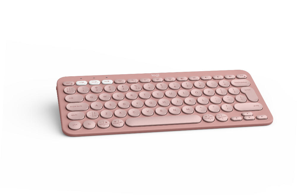Tipkovnica LOGITECH K380S Multi-Device Bluetooth - TONAL ROSE - US INTL-2