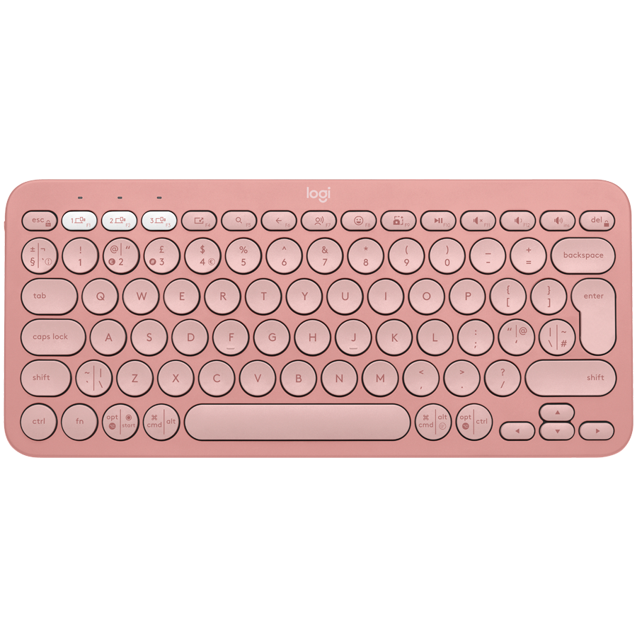 Tipkovnica LOGITECH K380S Multi-Device Bluetooth - TONAL ROSE - US INTL-0