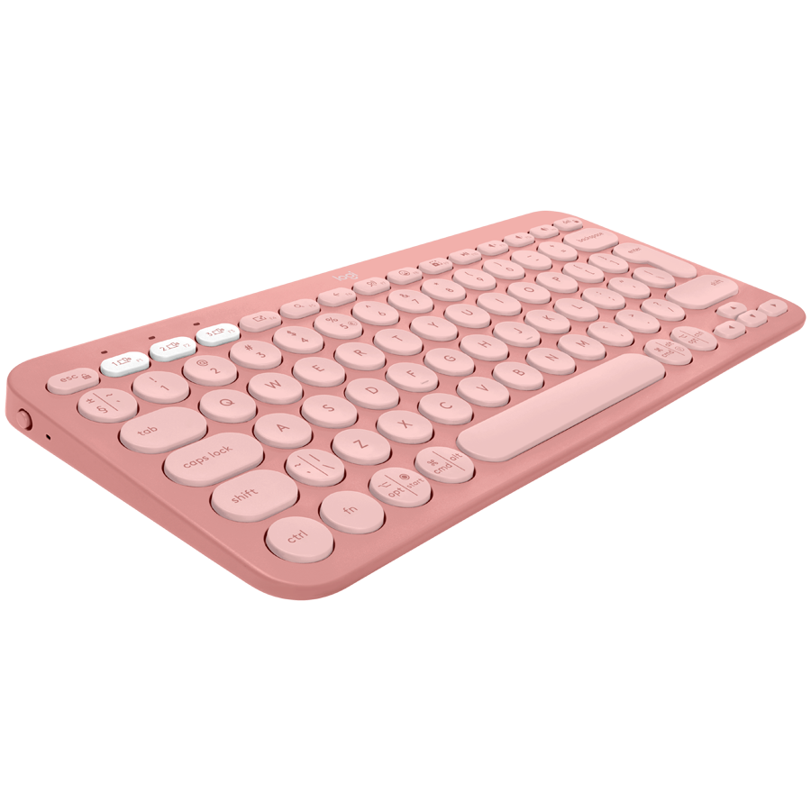Tipkovnica LOGITECH K380S Multi-Device Bluetooth - TONAL ROSE - US INTL-1