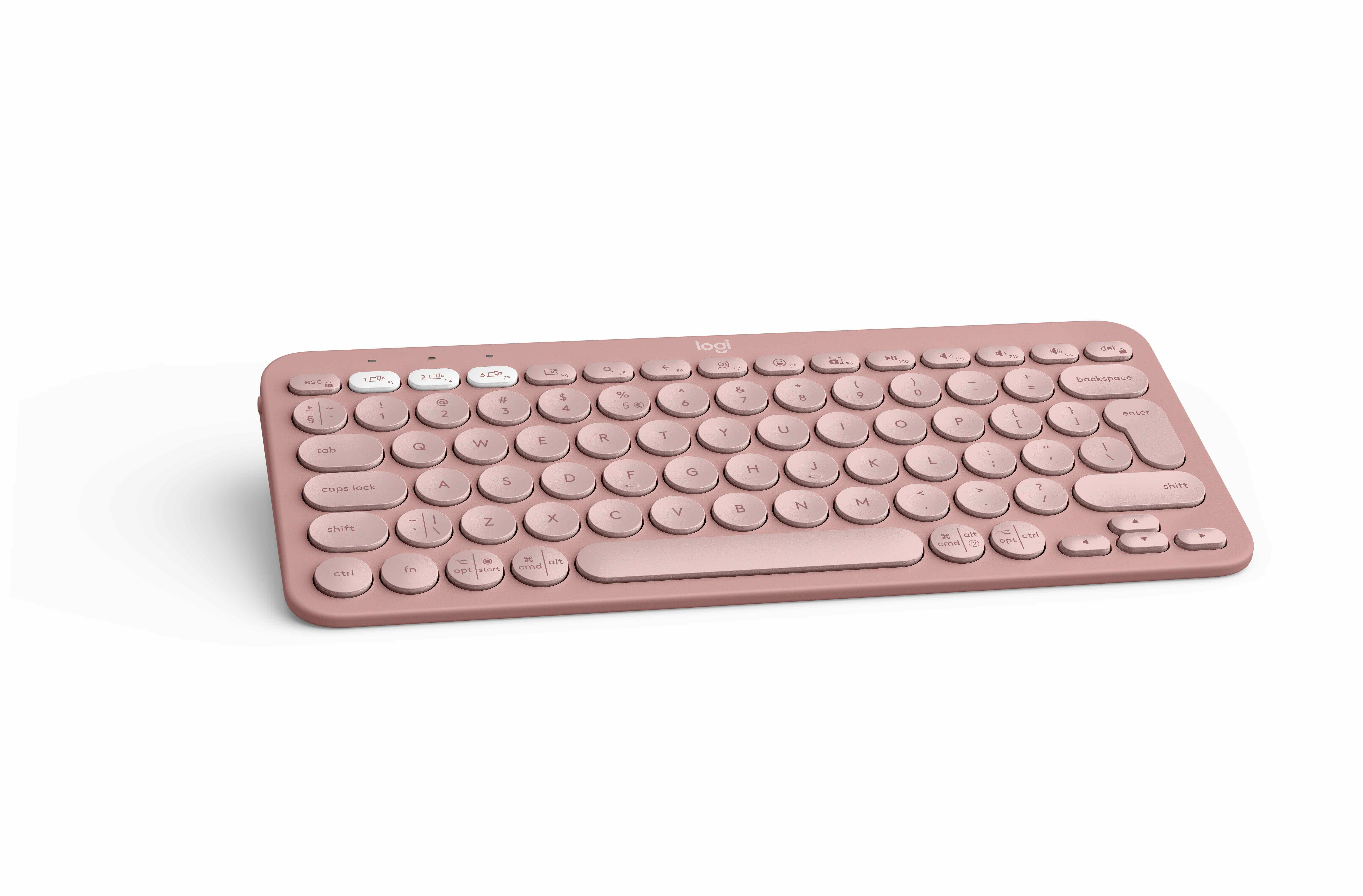 Tipkovnica LOGITECH K380S Multi-Device Bluetooth - TONAL ROSE - US INTL-6
