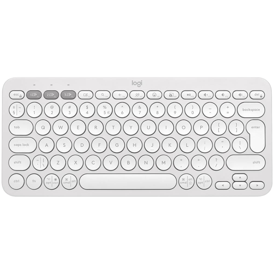 Bežična tipkovnica LOGITECH Pebble Keys 2 K380s Multi-Device, bijela
