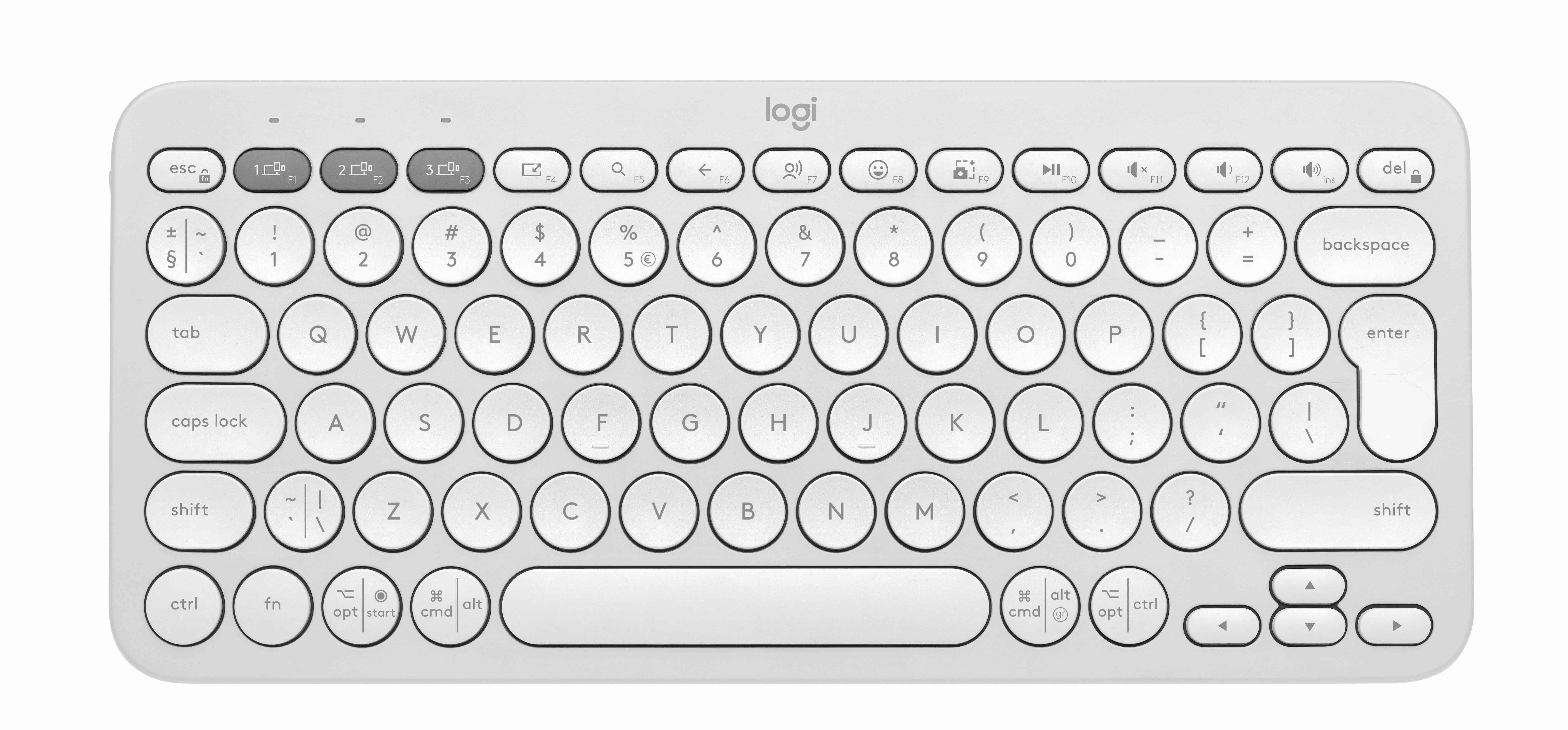 Bežična tipkovnica LOGITECH Pebble Keys 2 K380s Multi-Device, bijela-7