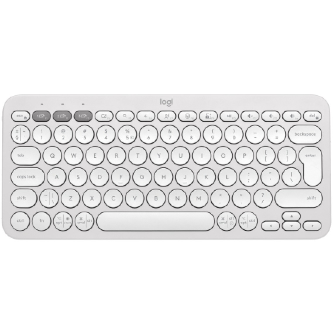 Bežična tipkovnica LOGITECH Pebble Keys 2 K380s Multi-Device, bijela-12