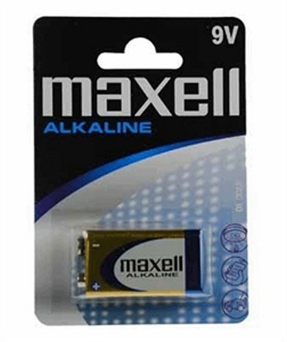 Maxell alk. baterija 6LR61/9V, 1 kom, blister