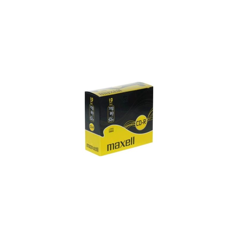 CD-R MAXELL 52x / 700MB/ 10 slim kom u kutiji