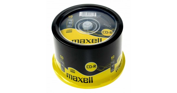 CD-R MAXELL 52x, 700MB, 50 komada spindle-0