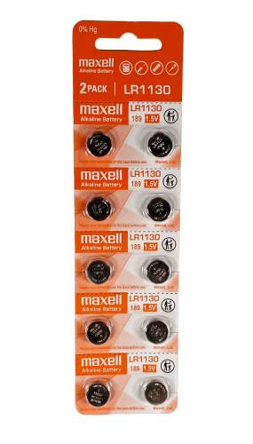 Baterija MAXELL alkalna,  LR1130,10kom, 5x2