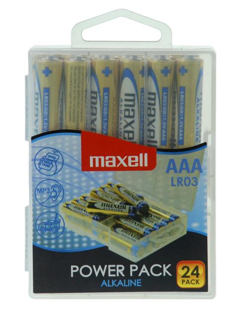 Baterija MAXELL LR-3/AAA, 24 kom, box